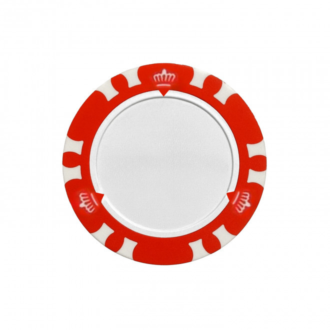 MARQUE BALLE GOLF PERSONNALISABLE 'BALSY POKER' - rouge