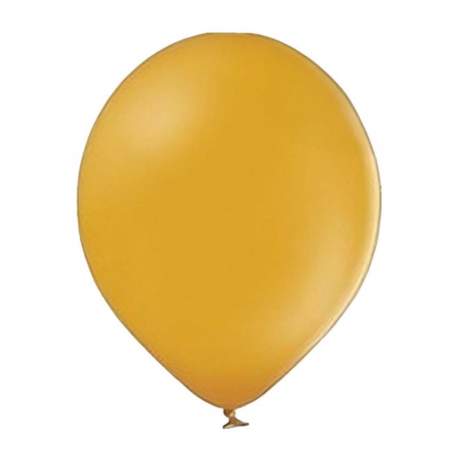 BALLON DE BAUDRUCHE PERSONNALISE ø27 CM 'LUFT QUADRI' - jaune miel
