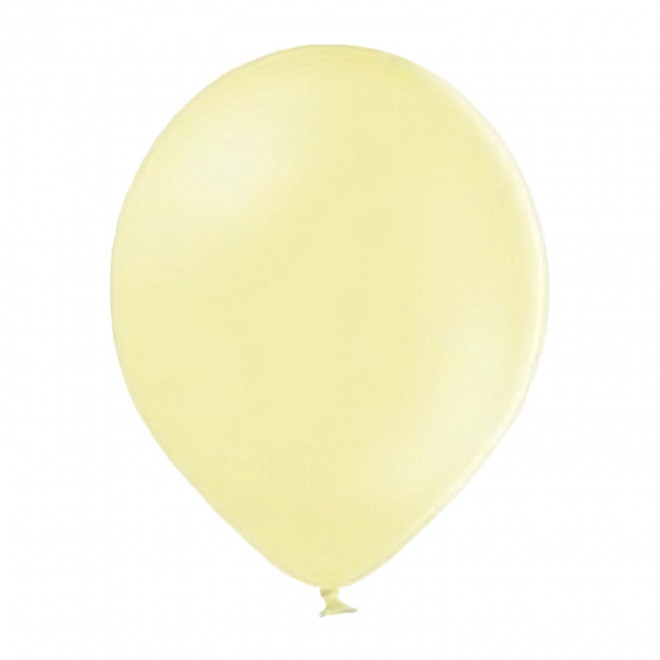 BALLON DE BAUDRUCHE PERSONNALISE ø27 CM 'LUFT QUADRI' - jaune pâle