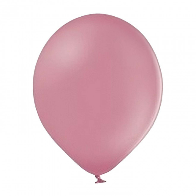 BALLON DE BAUDRUCHE PERSONNALISE ø27 CM 'LUFT QUADRI' - vieux rose