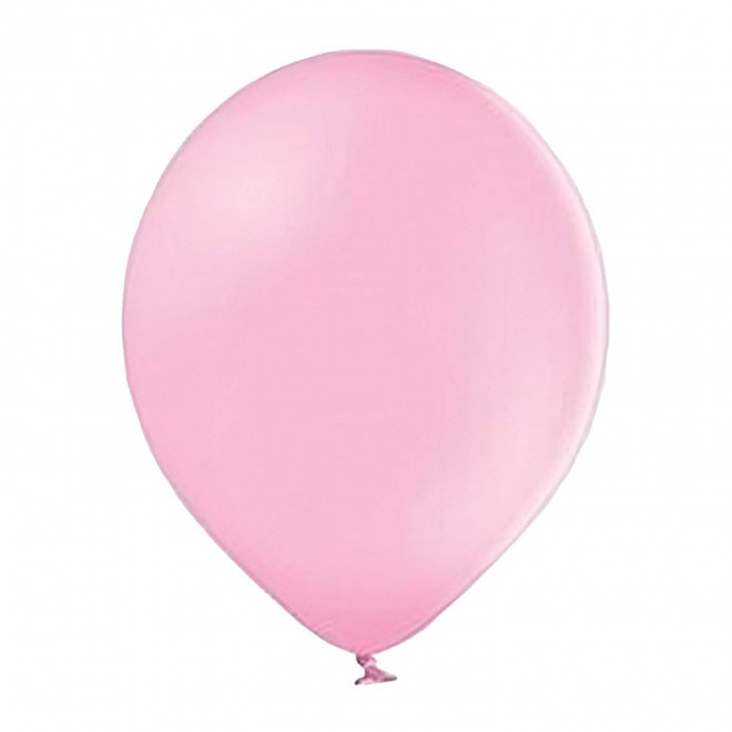 BALLON DE BAUDRUCHE PERSONNALISE ø27 CM 'LUFT QUADRI' - rose