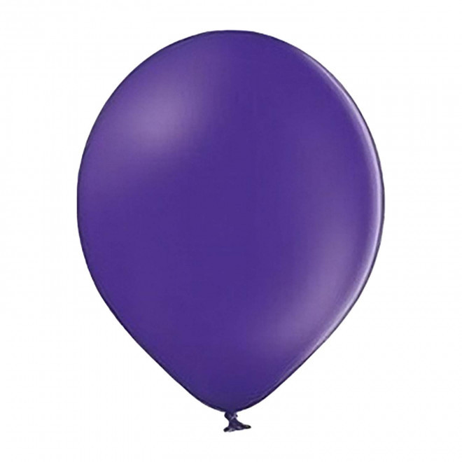BALLON DE BAUDRUCHE PERSONNALISE ø27 CM 'LUFT QUADRI' - violet foncé