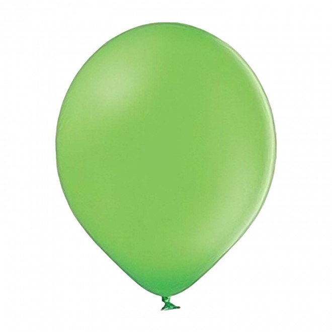 BALLON DE BAUDRUCHE PERSONNALISE ø27 CM 'LUFT QUADRI' - citron/vert