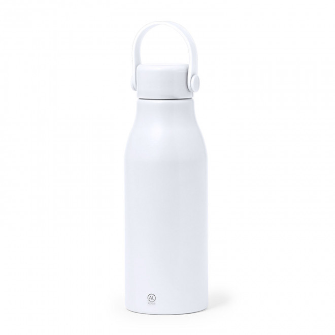 BOUTEILLE PERSONNALISEE EN ALU RECYCLE 700 ML 'LOS' - blanc