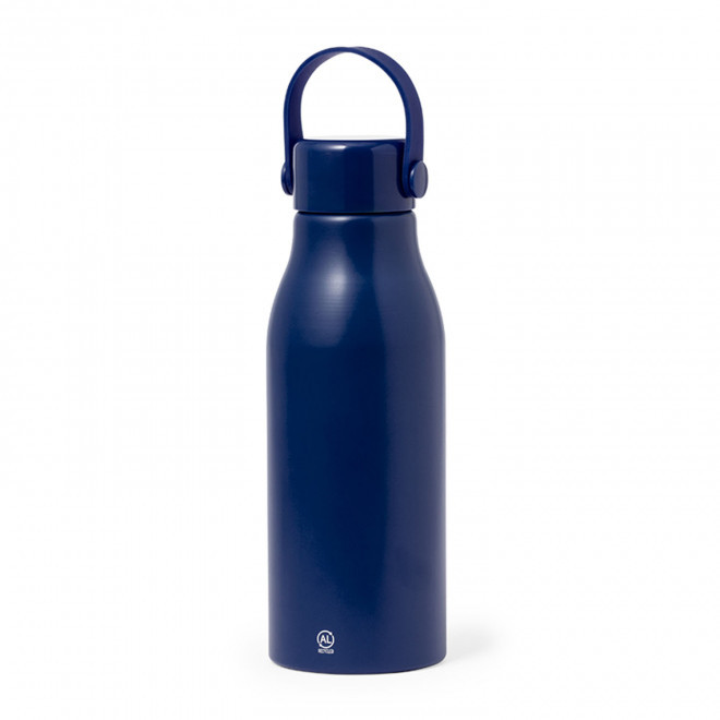 BOUTEILLE PERSONNALISEE EN ALU RECYCLE 700 ML 'LOS' - bleu marine