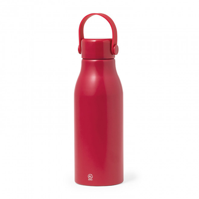 BOUTEILLE PERSONNALISEE EN ALU RECYCLE 700 ML 'LOS' - rouge