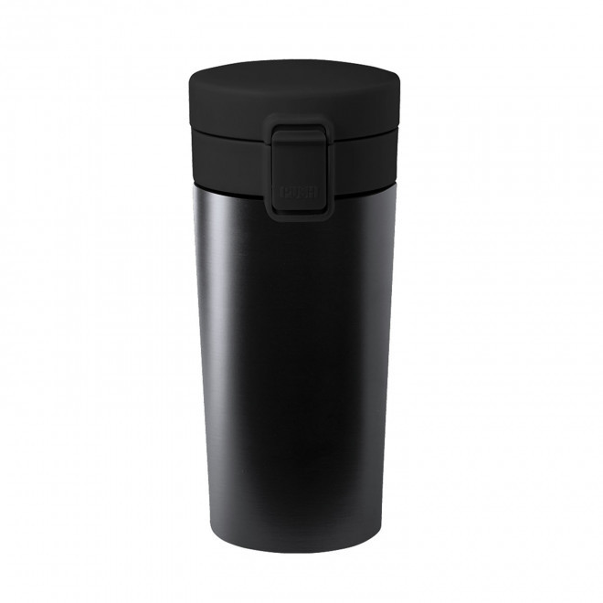 MUG ISOTHERME PERSONNALISE 380 ML 'ENGEL' - noir