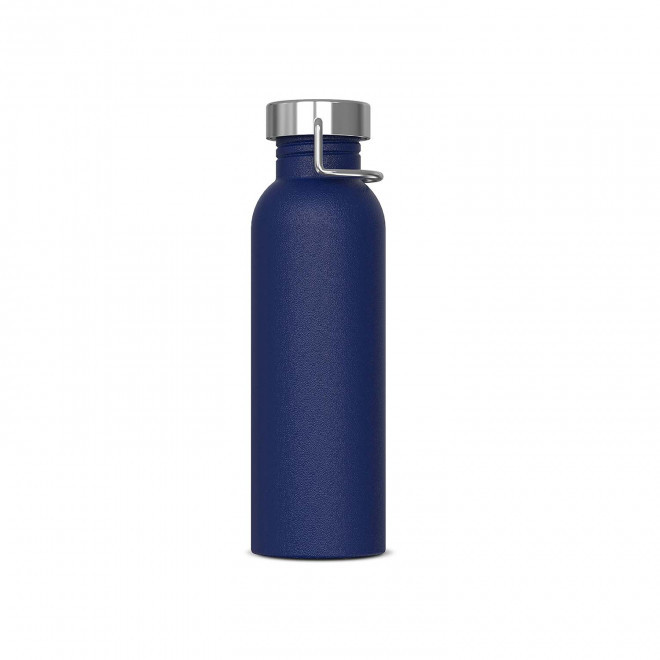 GOURDE EN ACIER 750ML PERSONNALISABLE 'CHEDDY COLOR' - bleu fonce