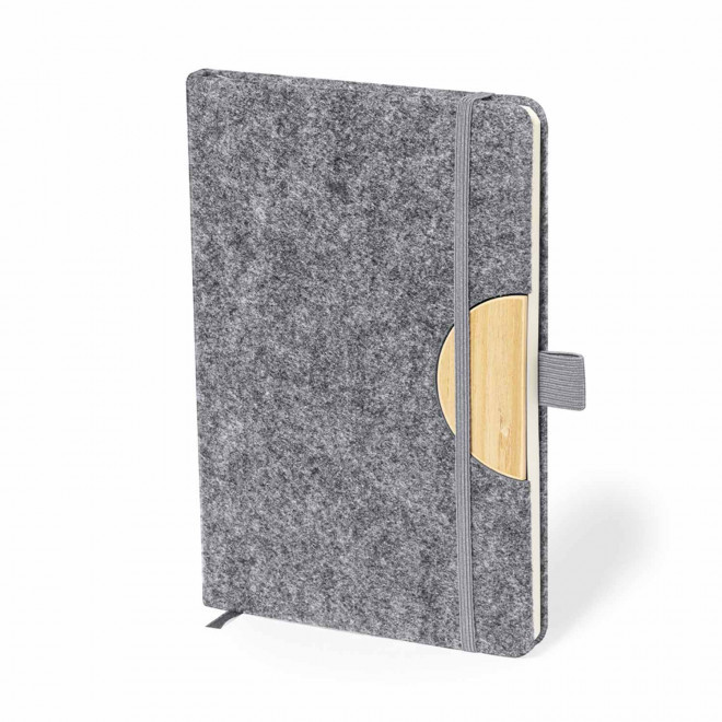 CARNET PERSONNALISABLE 'TELFONI FEUTRINE' - gris