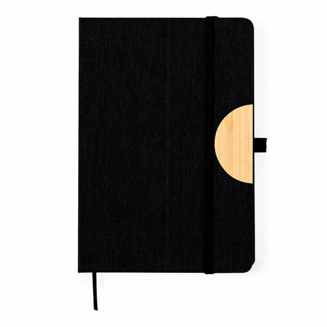 CARNET PERSONNALISABLE 'TELFONI RPET' - noir
