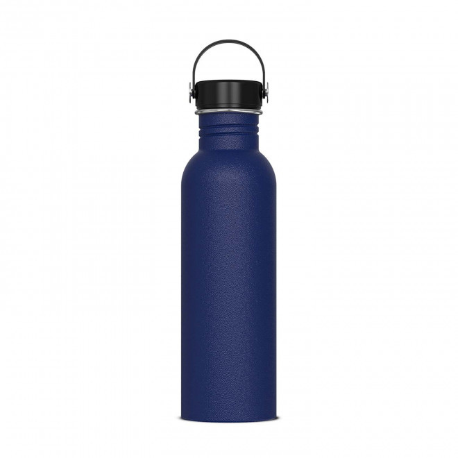 GOURDE EN ACIER PERSONNALISABLE 750ML 'MEYLAR' - bleu fonce