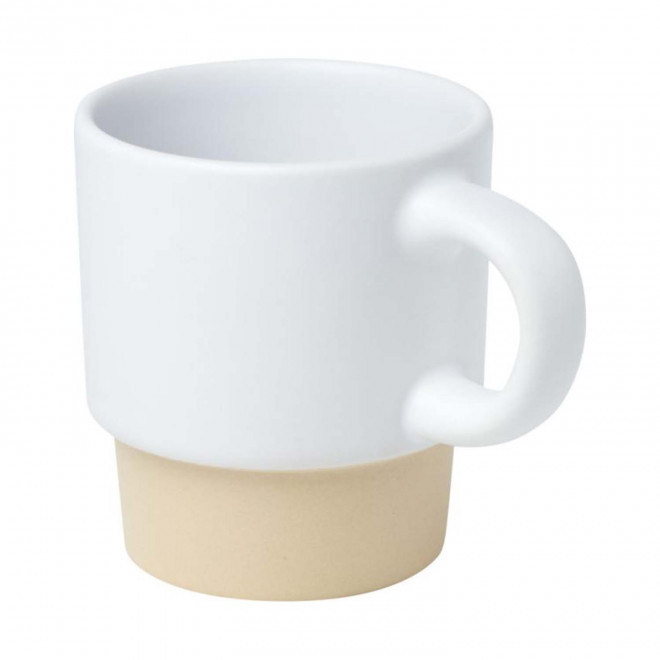 TASSE CAFE CERAMIQUE PERSONNALISABLE 130ML 'MINITO' - blanc