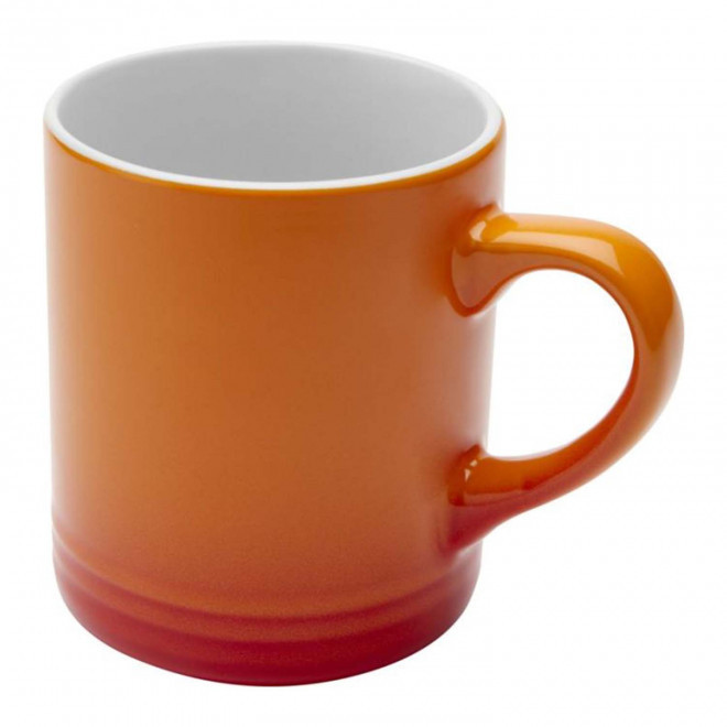 MUG CERAMIQUE PUBLICITAIRE 330ML 'LACROSE' - orange