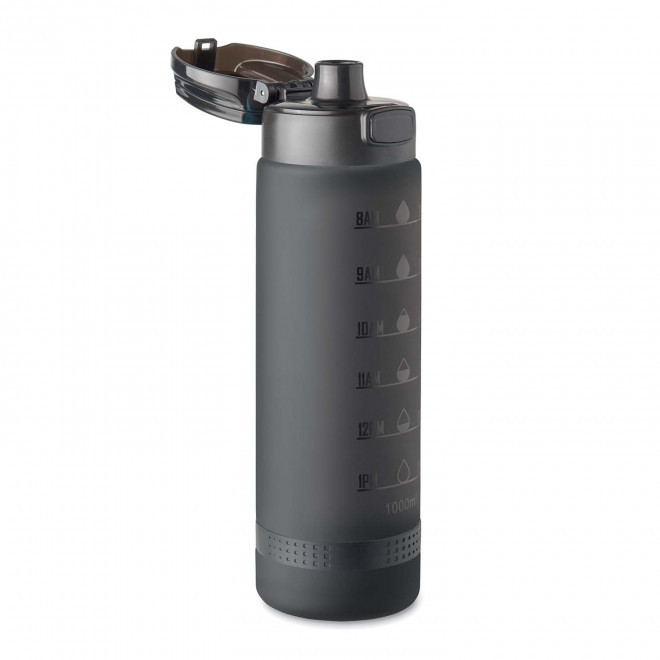 GOURDE RPET 1L PERSONNALISEE 'DAYLY REINBOW' - noir