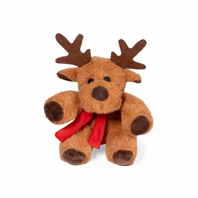 PELUCHE RENNE PERSONNALISABLE 'DEAR' - marron