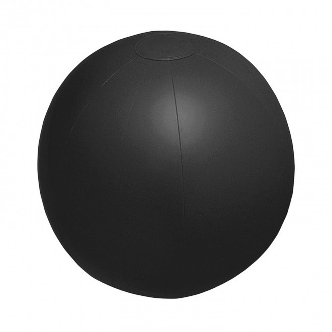 BALLON DE PLAGE PERSONNALISE 'PLAYA UNI' - noir
