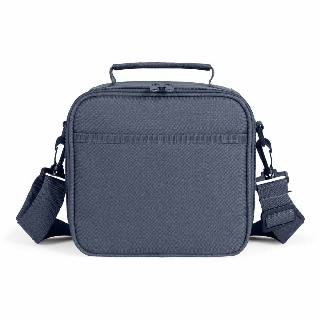 SET SACOCHE & LUNCH BOX PUBLICITAIRE 'TRIBOX' - bleu gris