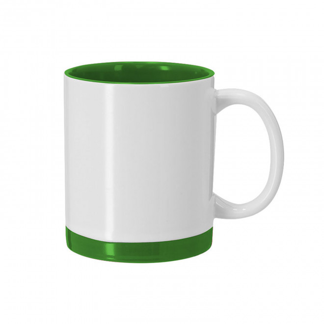 MUG CERAMIQUE 350ML PERSONNALISABLE 'CLAUDIO' - vert