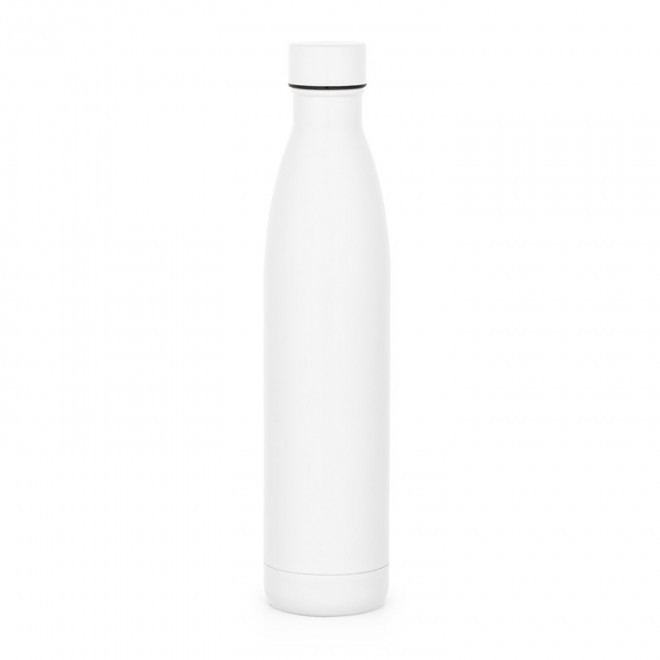 BOUTEILLE ISOTHERME 1L PERSONNALISEE 'ALMIA RECYCLEE' - blanc