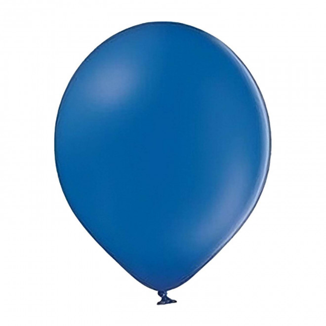 BALLON DE BAUDRUCHE PERSONNALISE ø30 CM 'LUFT QUADRI' - bleu royal