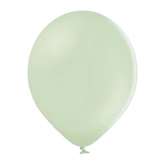 BALLON DE BAUDRUCHE PERSONNALISE ø30 CM 'LUFT QUADRI' - vert pastel