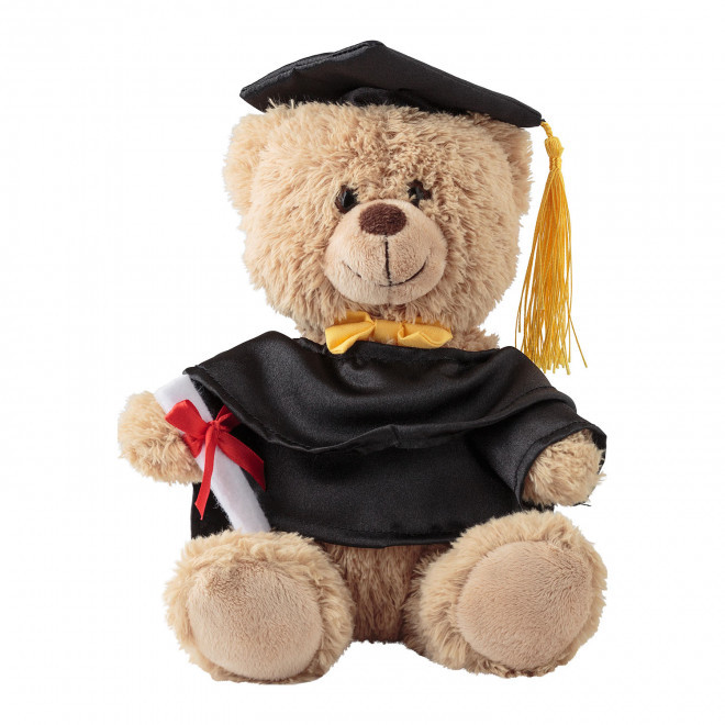 PELUCHE GRADUATION PERSONNALISABLE 'ARMAND' - brun