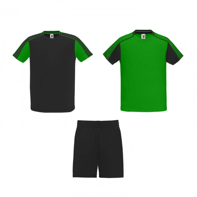 ENSEMBLE DE SPORT ENFANT PERSONNALISABLE 'DESPORTE' - vert/noir