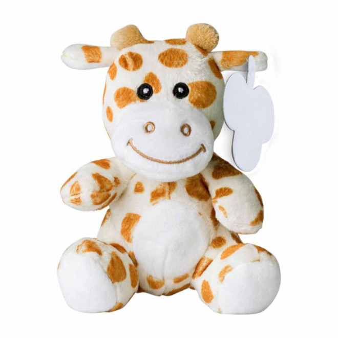 PELUCHE PERSONNALISABLE 'LOULOU' - blanc/orange