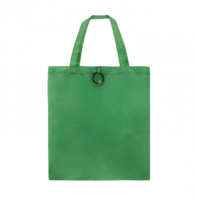 SAC PLIABLE AVEC ELASTIQUE PERSONNALISABLE 'PLIOU' - vert