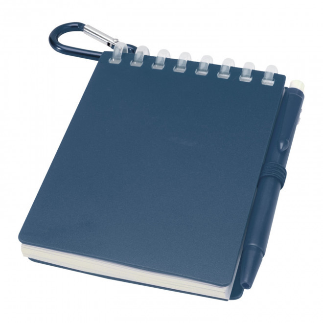 BLOC-NOTES EXTERIEUR PERSONNALISE 'LIGO MINI' - bleu océan