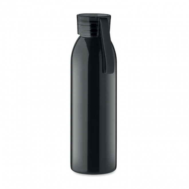 GOURDE EN ACIER 650ML PERSONNALISABLE 'KILIMANDJARO COLOR' - noir