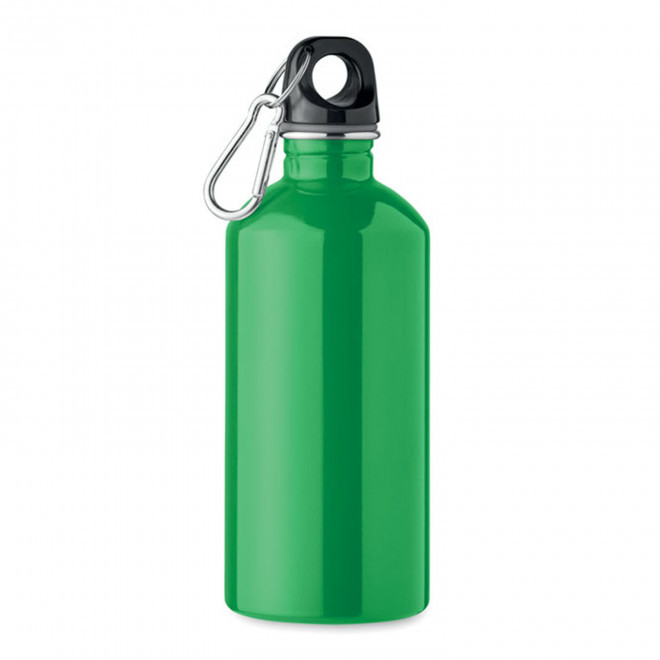 GOURDE EN ACIER RECYCLE 500ML PERSONNALISABLE 'AVEREST'  - vert