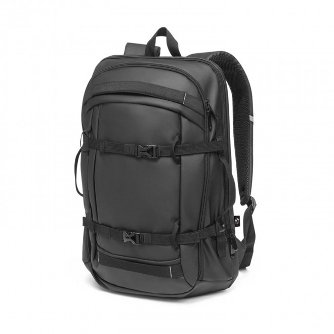 SAC CABINE POLYESTER RECYCLE PERSONNALISABLE 'BRADOS' - noir