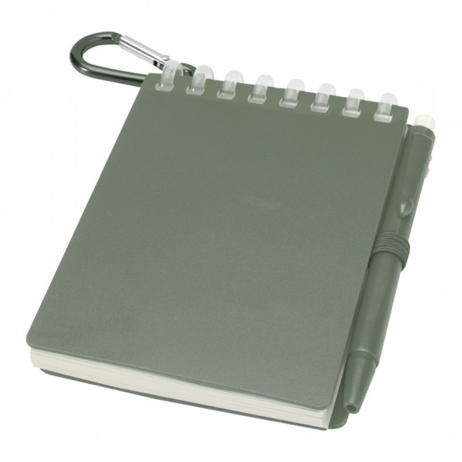 BLOC-NOTES EXTERIEUR PERSONNALISE 'LIGO MINI' - vert