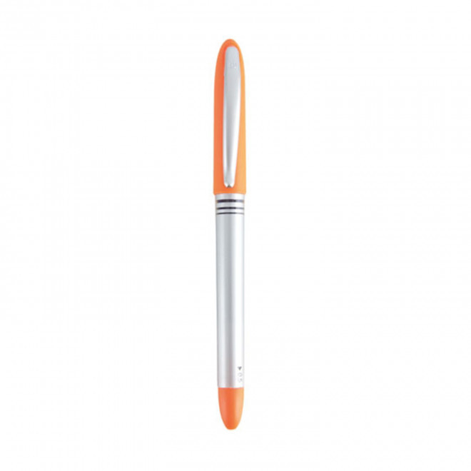 STYLO ROLLER PERSONNALISABLE MINE BLEUE 'OLDI' - orange