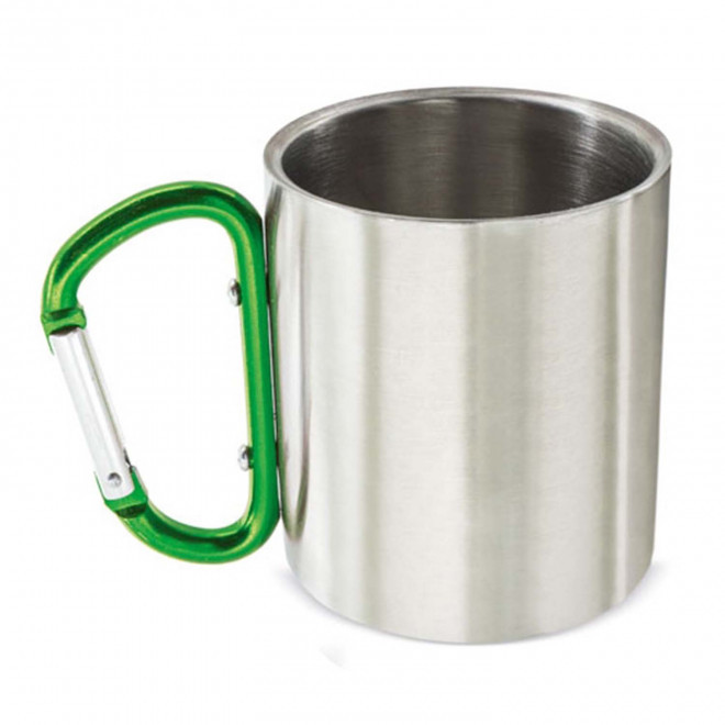 MUG EN INOX 175ML PERSONNALISABLE 'MACKENZIE MINI' - vert