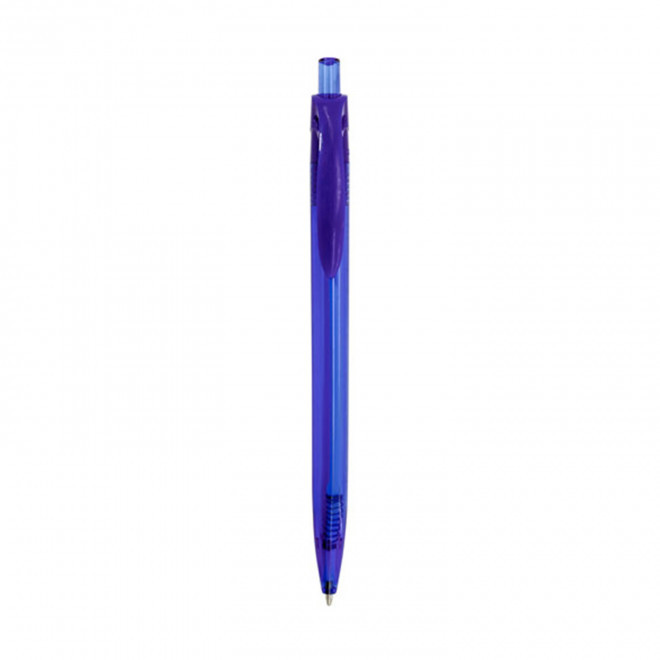 STYLO TRANSPARENT PERSONNALISE 'AYO' - bleu