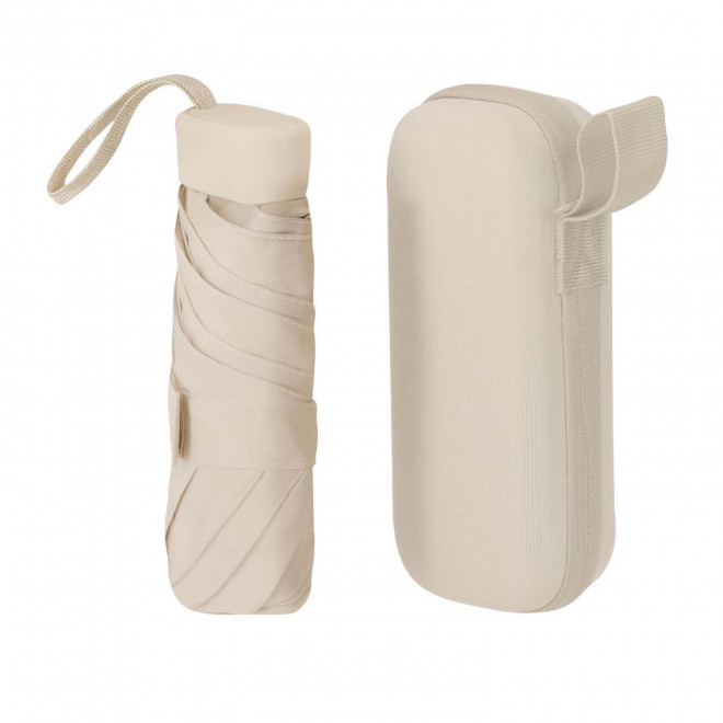 PARAPLUIE AVEC ETUI PERSONNALISABLE 'STAIRY' - beige