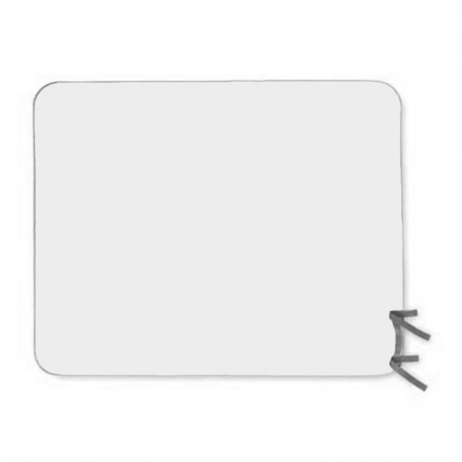 COUVERTURE PIQUE NIQUE BI MATIERE PERSONNALISABLE 'GERIE' - blanc