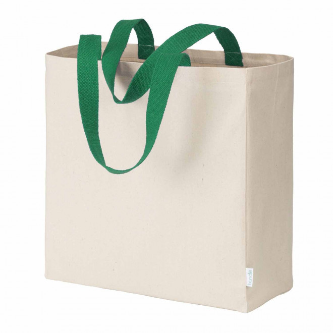 SAC COTON PERSONNALISABLE ANSES COUL 'AURIANA SOUFFLET' - vert