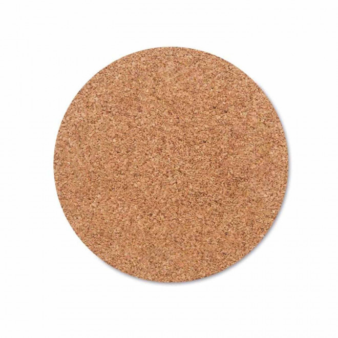 DESSOUS DE VERRE EN LIEGE PERSONNALISABLE 'JELIE' - rond