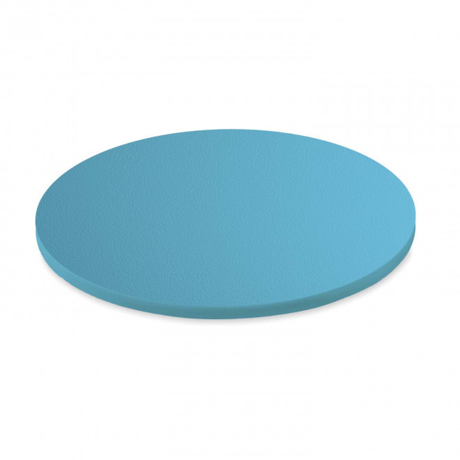 DESSOUS DE VERRE PERSONNALISABLE EN PVC 'QUANTE' - bleu clair