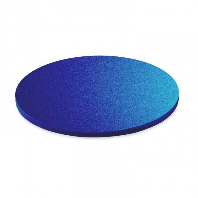 DESSOUS DE VERRE PERSONNALISABLE EN PVC 'QUANTE' - bleu