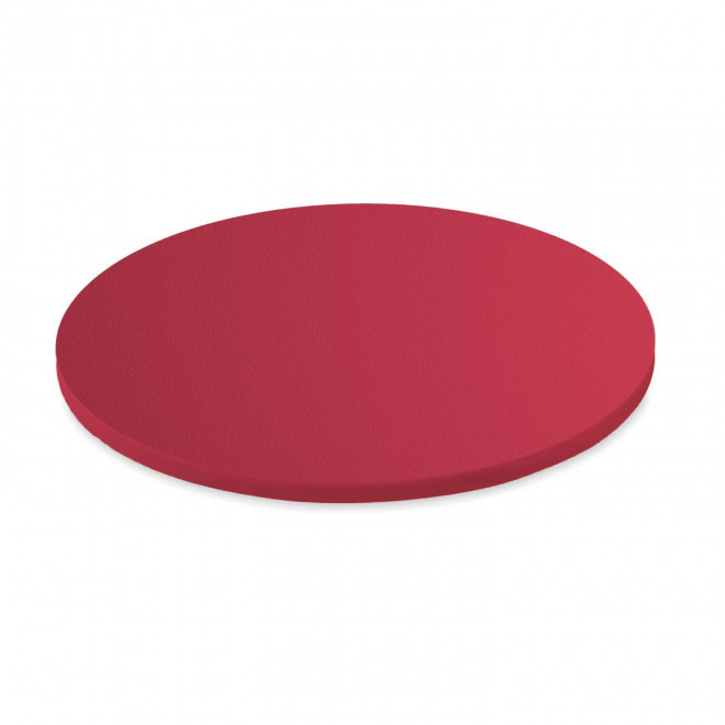DESSOUS DE VERRE PERSONNALISABLE EN PVC 'QUANTE' - rouge