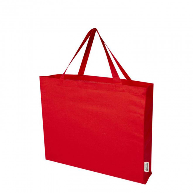 SAC SOUFFLET PERSONNALISABLE 'MIRAMAR COULEUR RECYCLE' - rouge
