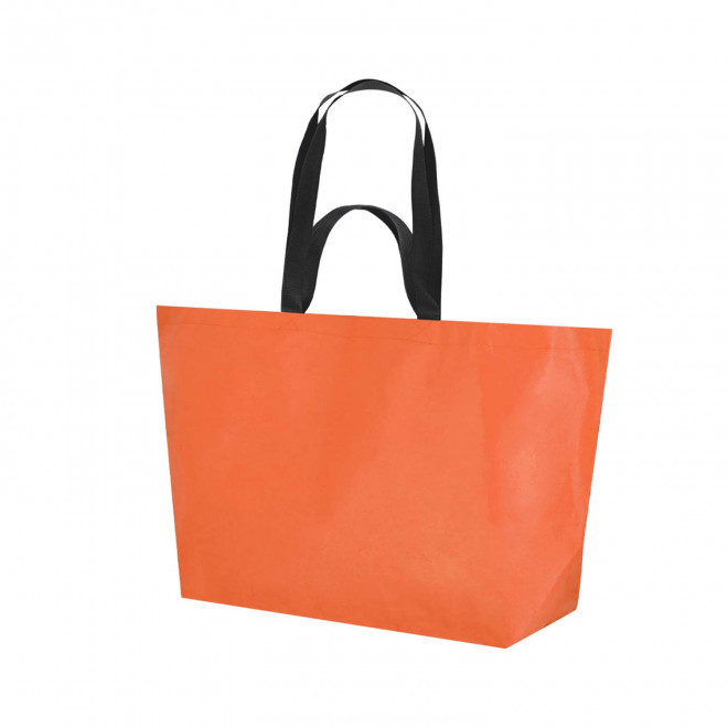 SAC NON TISSE DOUBLE ANSES PERSONNALISABLE 'MYXTO COUL XL' - orange