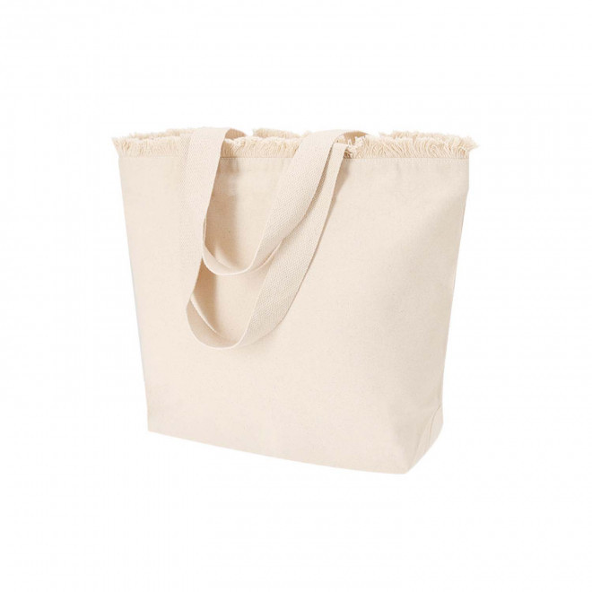 CABAS PERSONNALISABLE EN COTON 'MAZALA' - naturel