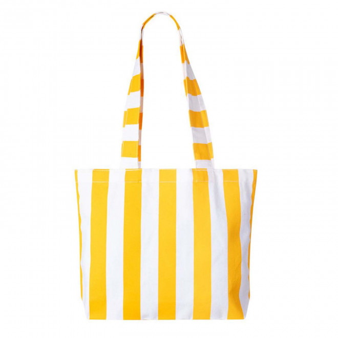 SAC COTON RECYCLE RAYE PERSONNALISABLE 'SAO' - jaune