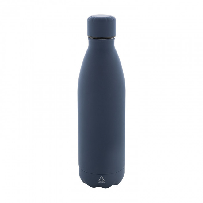 BOUTEILLE ACIER RECYCLE 790ML PERSONNALISABLE 'BROLO' - bleu foncé