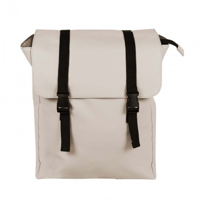 SAC A DOS PERSONNALISABLE EN PU 'NATANAS' - beige